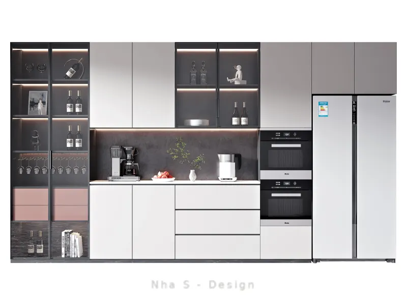 Ý tưởng thiết kế tủ rượu đẹp | Nhà S